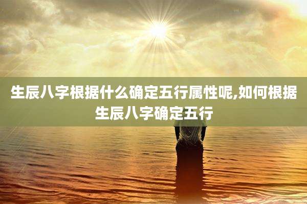 生辰八字根据什么确定五行属性呢,如何根据生辰八字确定五行