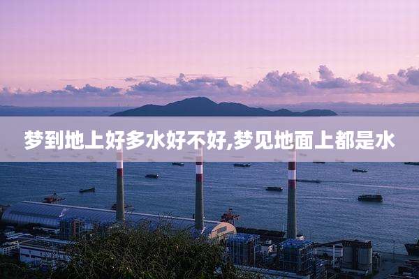 梦到地上好多水好不好,梦见地面上都是水