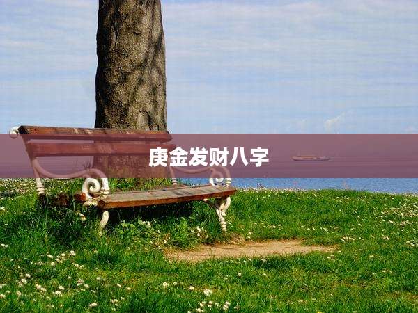 庚金发财八字
