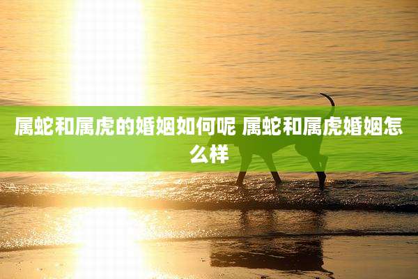 属蛇和属虎的婚姻如何呢 属蛇和属虎婚姻怎么样