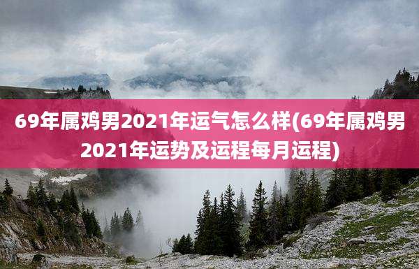 69年属鸡男2021年运气怎么样(69年属鸡男2021年运势及运程每月运程)