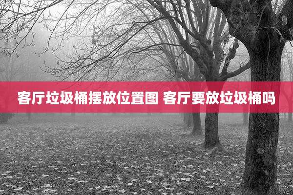 客厅垃圾桶摆放位置图 客厅要放垃圾桶吗