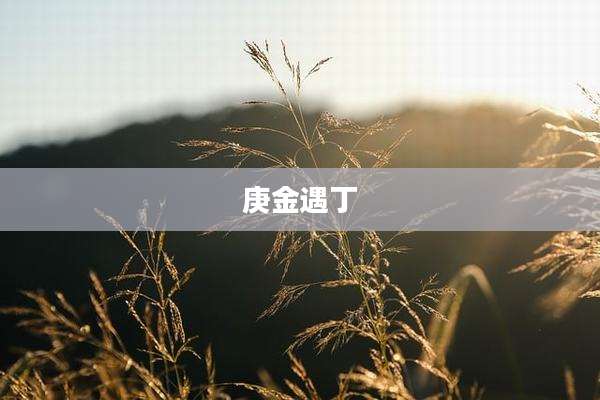 庚金遇丁