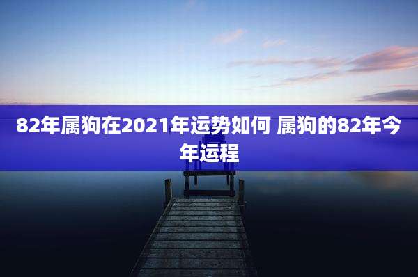 82年属狗在2021年运势如何 属狗的82年今年运程