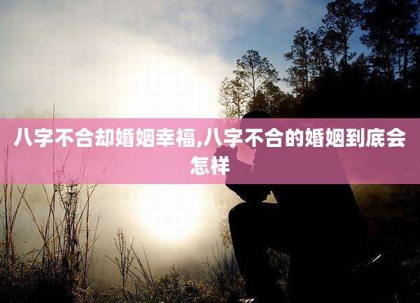 八字不合却婚姻幸福,八字不合的婚姻到底会怎样
