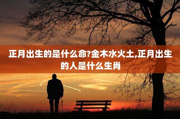 正月出生的是什么命?金木水火土,正月出生的人是什么生肖