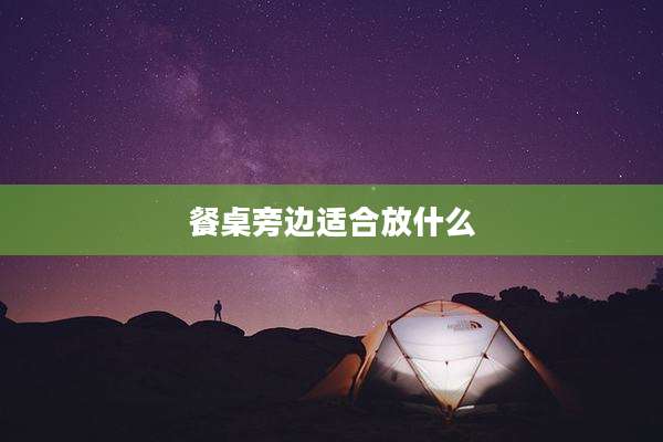 餐桌旁边适合放什么