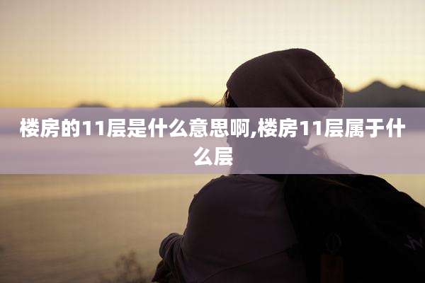 楼房的11层是什么意思啊,楼房11层属于什么层