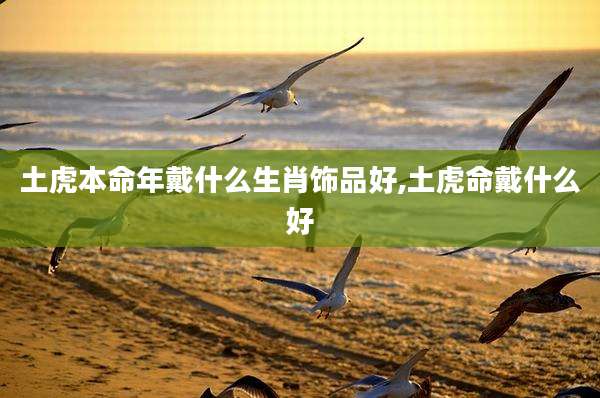 土虎本命年戴什么生肖饰品好,土虎命戴什么好