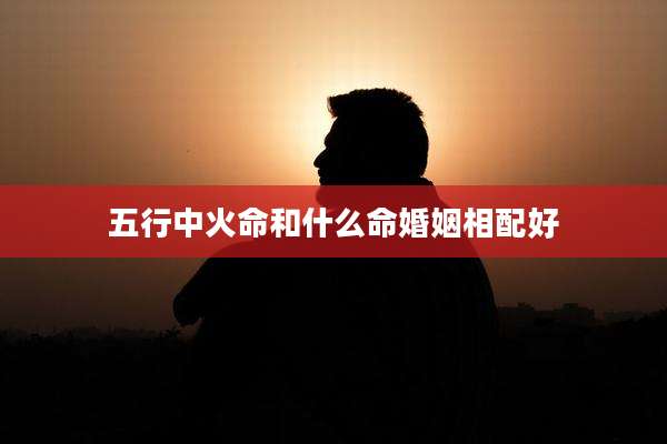 五行中火命和什么命婚姻相配好