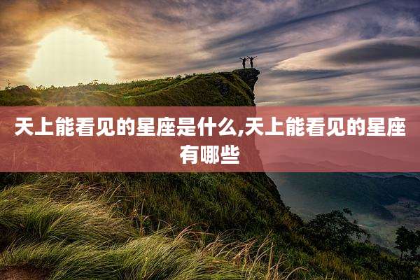 天上能看见的星座是什么,天上能看见的星座有哪些