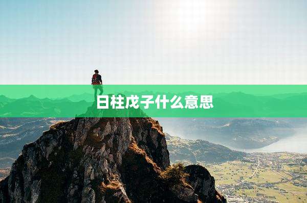 日柱戊子什么意思