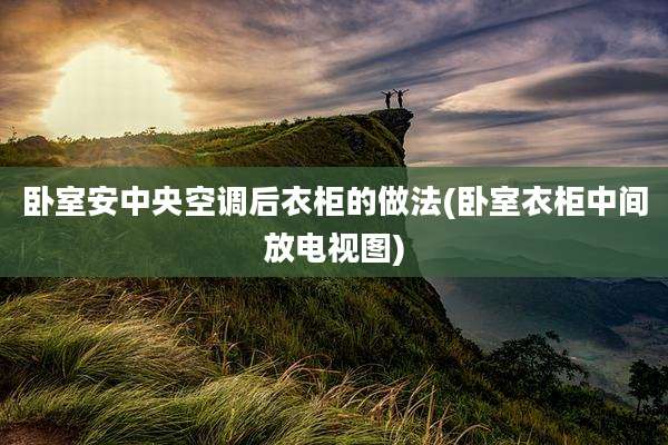 卧室安中央空调后衣柜的做法(卧室衣柜中间放电视图)