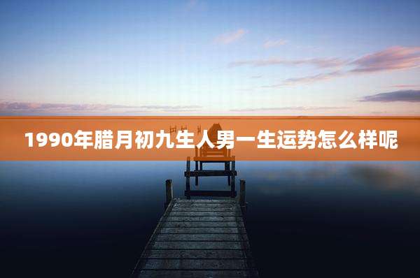 1990年腊月初九生人男一生运势怎么样呢