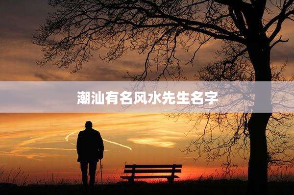 潮汕有名风水先生名字