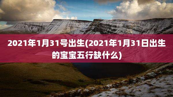 2021年1月31号出生(2021年1月31日出生的宝宝五行缺什么)