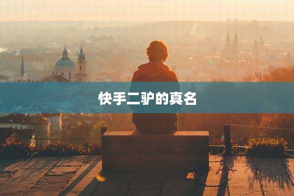 快手二驴的真名