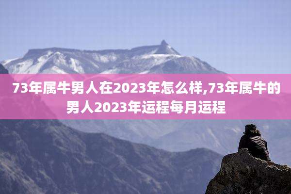 73年属牛男人在2023年怎么样,73年属牛的男人2023年运程每月运程
