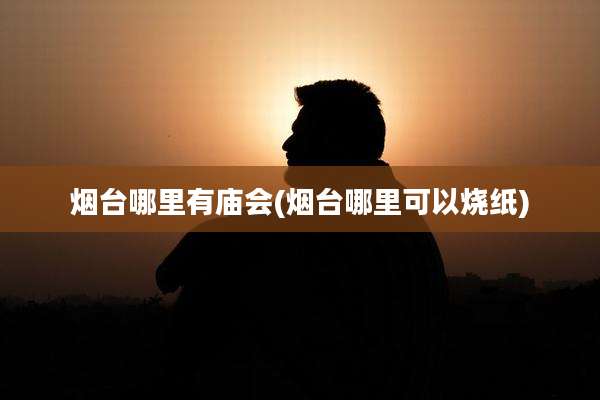 烟台哪里有庙会(烟台哪里可以烧纸)