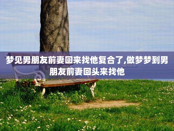 梦见男朋友前妻回来找他复合了,做梦梦到男朋友前妻回头来找他