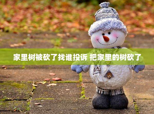 家里树被砍了找谁投诉 把家里的树砍了