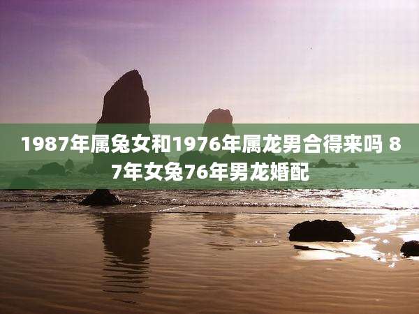 1987年属兔女和1976年属龙男合得来吗 87年女兔76年男龙婚配