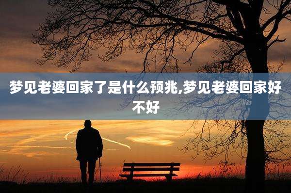 梦见老婆回家了是什么预兆,梦见老婆回家好不好