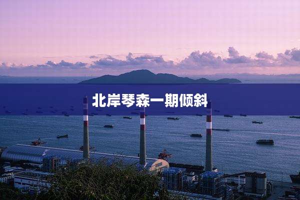 北岸琴森一期倾斜