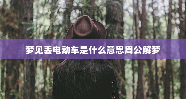 梦见丢电动车是什么意思周公解梦