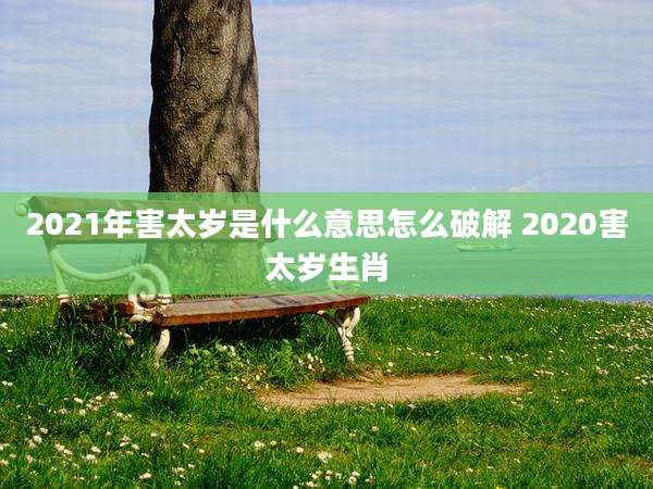 2021年害太岁是什么意思怎么破解 2020害太岁生肖