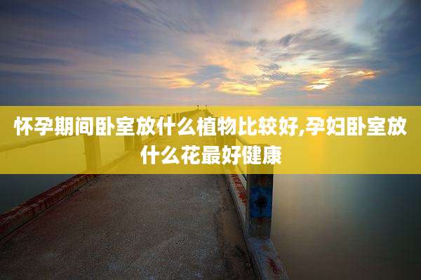 怀孕期间卧室放什么植物比较好,孕妇卧室放什么花最好健康