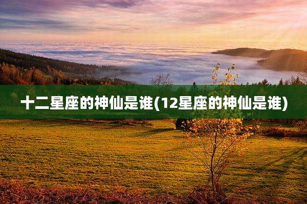 十二星座的神仙是谁(12星座的神仙是谁)