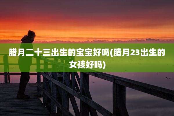 腊月二十三出生的宝宝好吗(腊月23出生的女孩好吗)