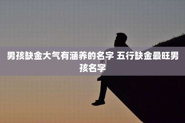 男孩缺金大气有涵养的名字 五行缺金最旺男孩名字
