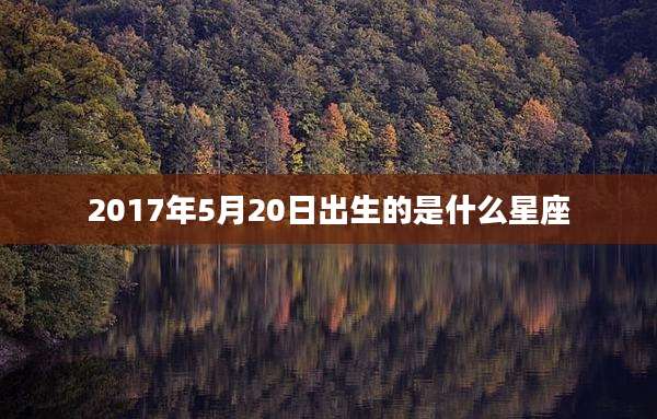 2017年5月20日出生的是什么星座