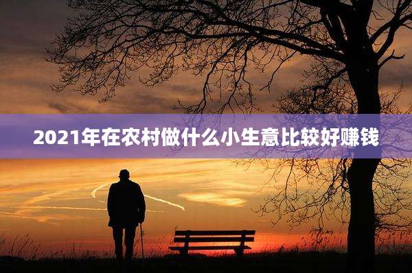 2021年在农村做什么小生意比较好赚钱