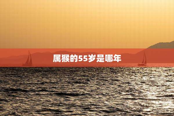 属猴的55岁是哪年