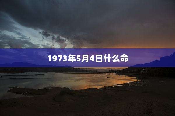 1973年5月4日什么命