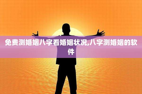 免费测婚姻八字看婚姻状况,八字测婚姻的软件