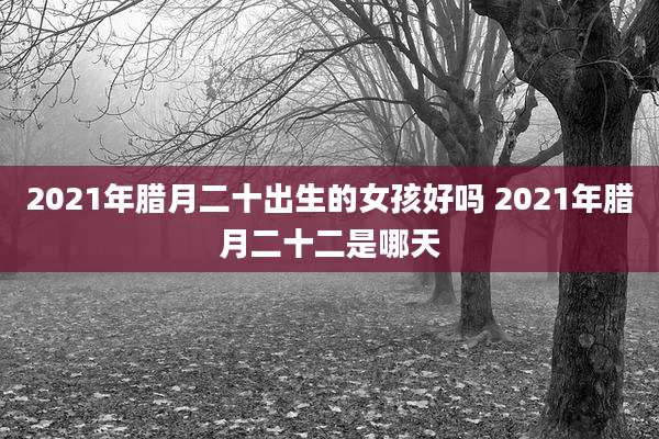 2021年腊月二十出生的女孩好吗 2021年腊月二十二是哪天