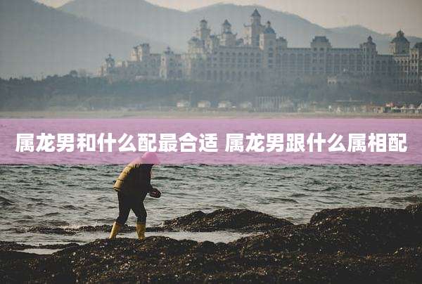 属龙男和什么配最合适 属龙男跟什么属相配