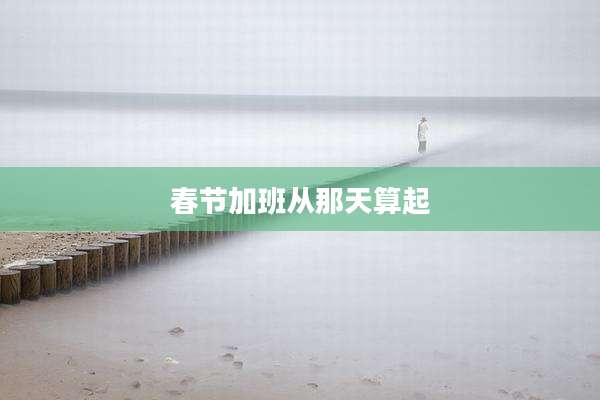 春节加班从那天算起