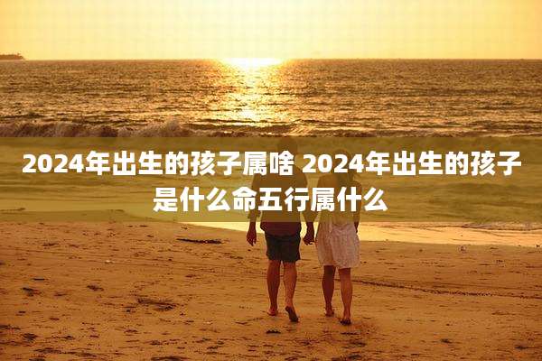 2024年出生的孩子属啥 2024年出生的孩子是什么命五行属什么