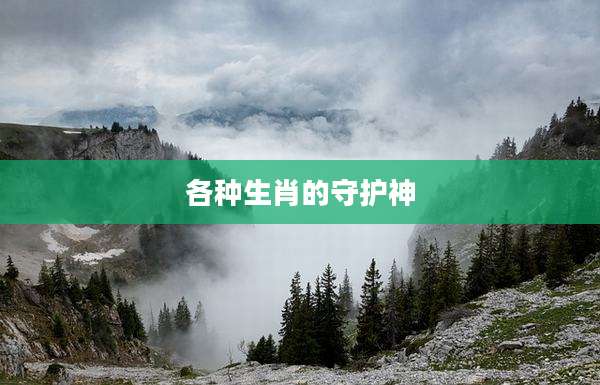 各种生肖的守护神