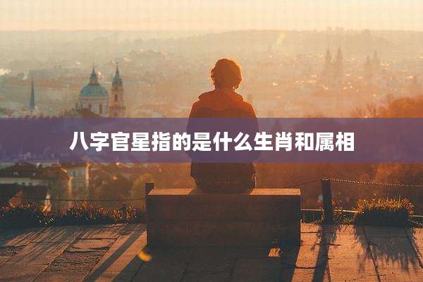 八字官星指的是什么生肖和属相
