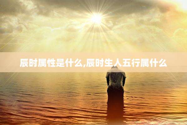 辰时属性是什么,辰时生人五行属什么