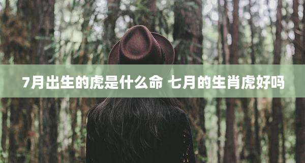 7月出生的虎是什么命 七月的生肖虎好吗