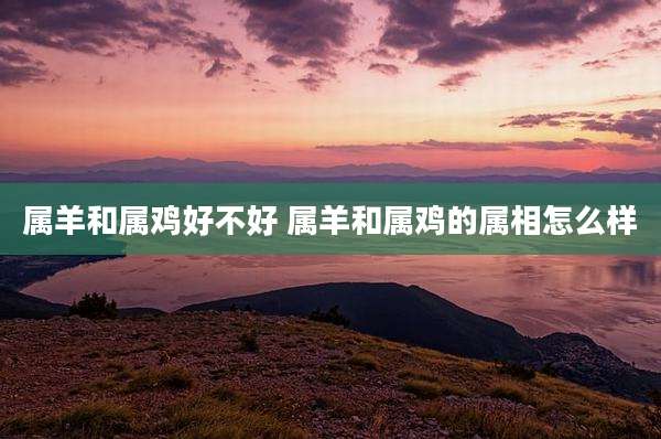 属羊和属鸡好不好 属羊和属鸡的属相怎么样