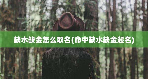 缺水缺金怎么取名(命中缺水缺金起名)