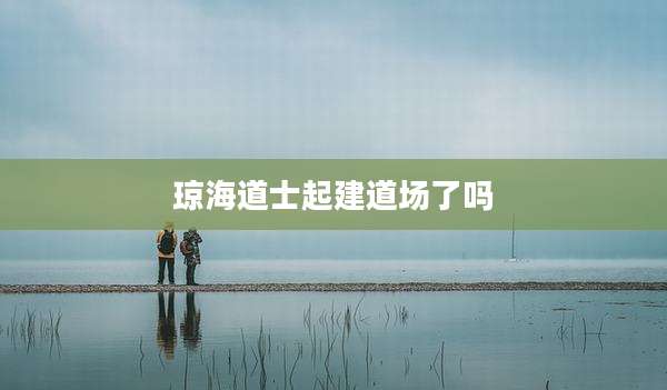 琼海道士起建道场了吗